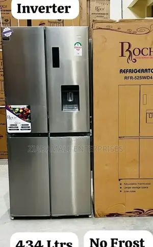 Roch 434l Four Door Fridge RFR-525-Iwd4-1 Side by Side