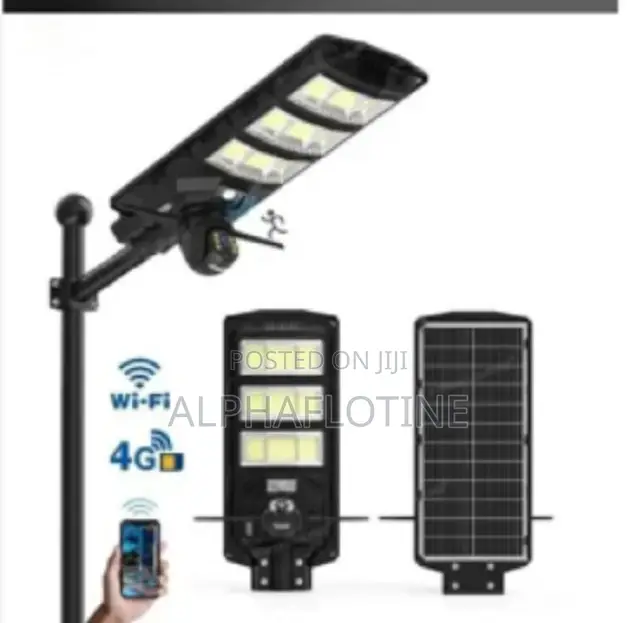 Solar Light 4g Solar Powered Ai CCTV 
Camera on 450w