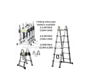 Multipurpose 2.8m+2.8m Double-Sided Ladder
