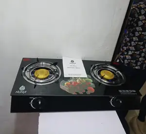 Nunix 2-Burner Glass Top Gas Cooker – Modern