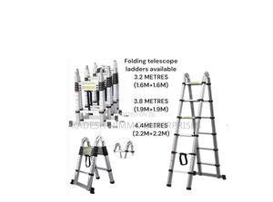Adjustable 3.2m+3.2m Telescopic Double-Sided Ladder