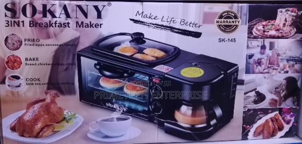 Sokany 3 in 1 Breakfast Maker/Organiser Machine