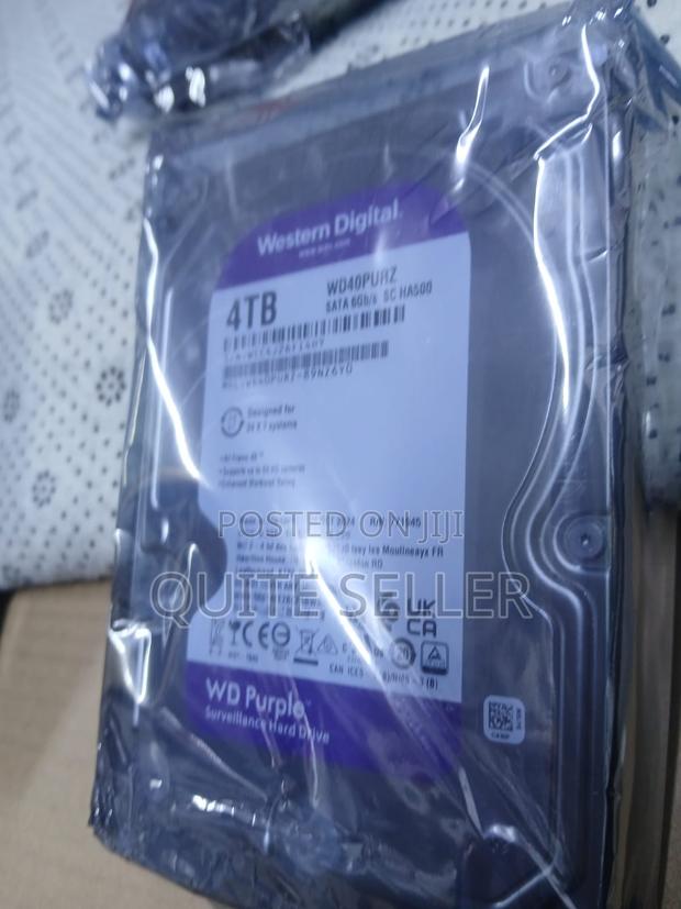 4tb Purple Western Digital Internalcomputer Hard Disk Data Storage - main view