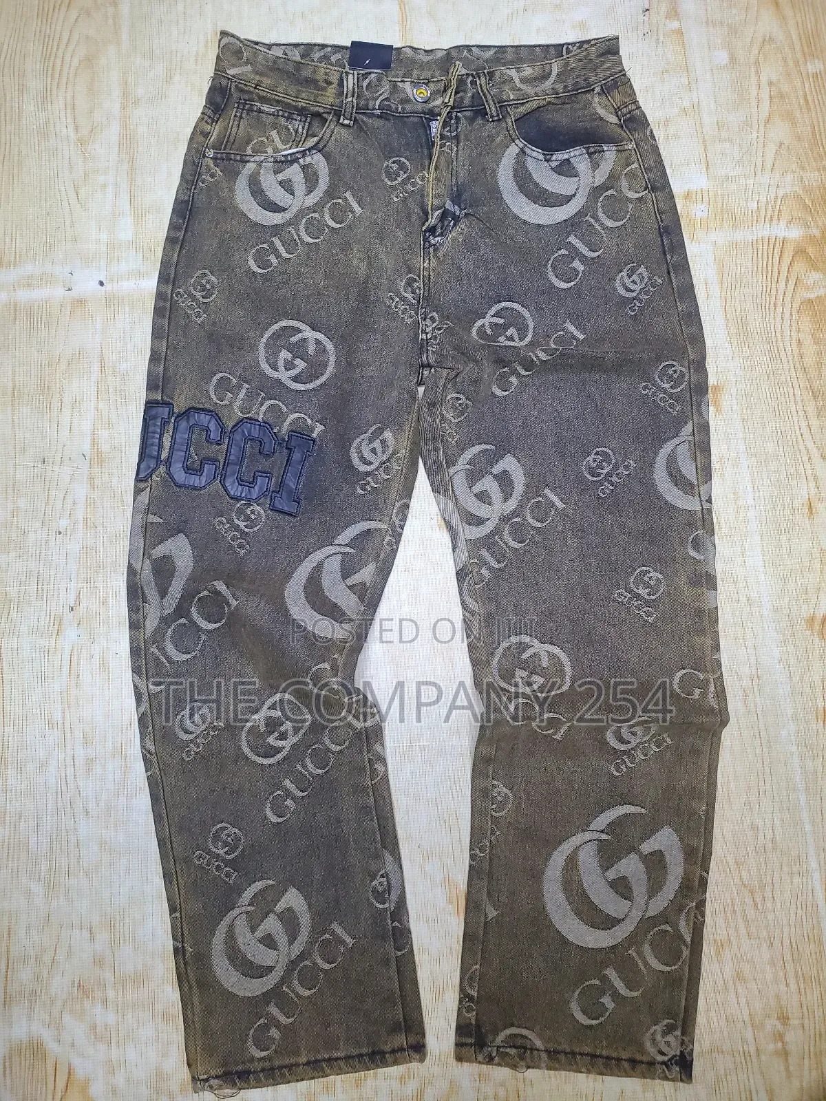 Quality Denim Designer Casual Printed Jeans