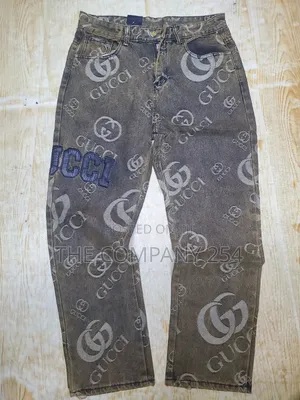 Quality Denim Designer Casual Printed Jeans