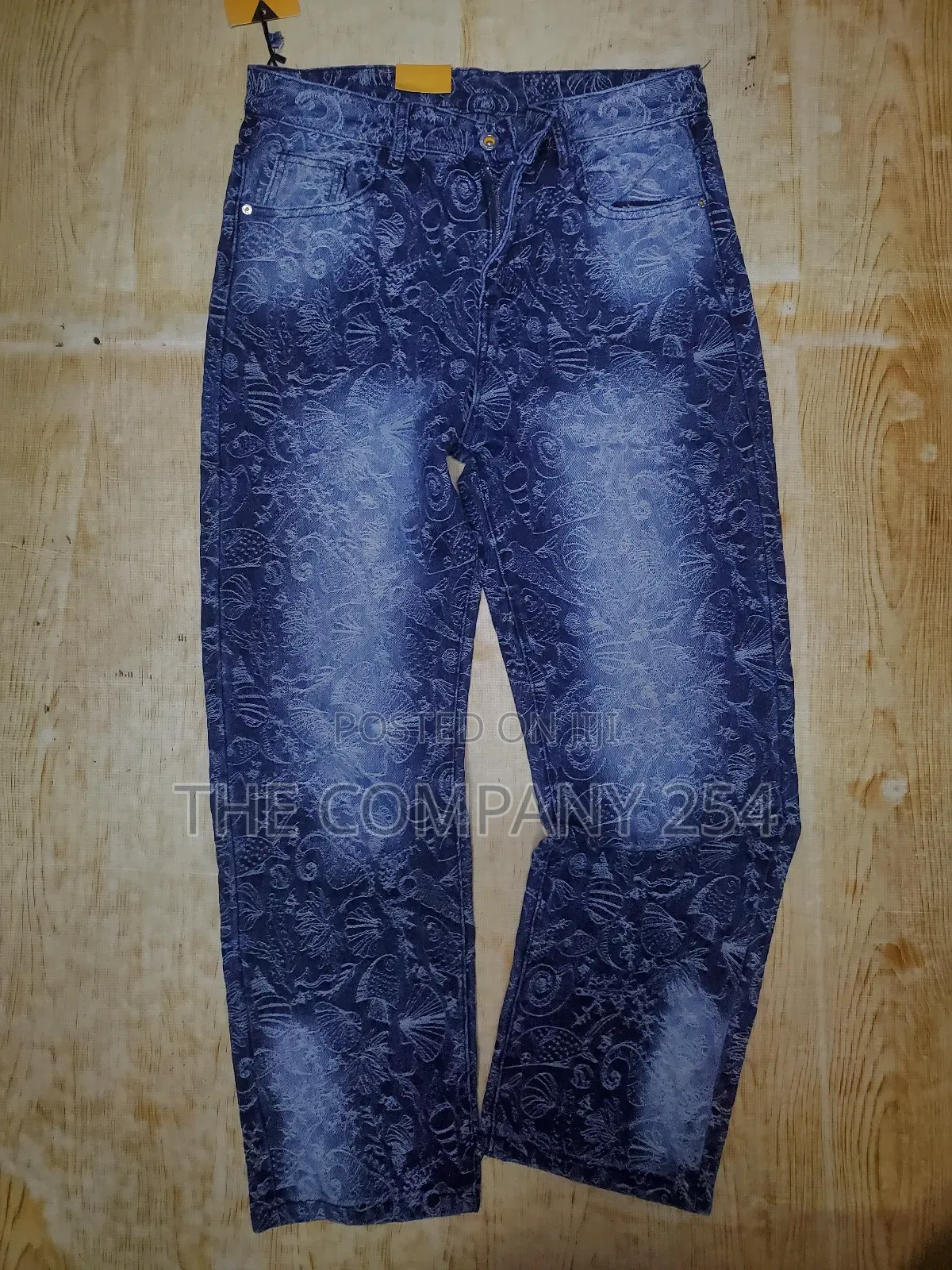 Quality Denim Designer Casual Printed Jeans