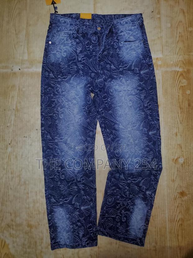 Quality Denim Designer Casual Printed Jeans - thumbnail 5