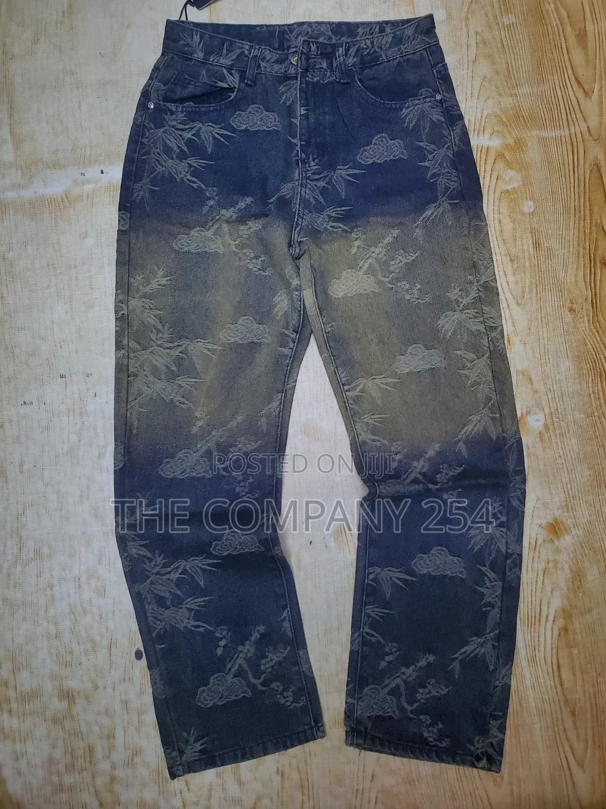 Quality Denim Designer Casual Printed Jeans