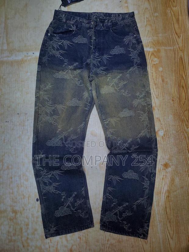 Quality Denim Designer Casual Printed Jeans - thumbnail 8