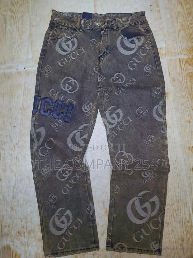 Quality Denim Designer Casual Printed Jeans - thumbnail 9