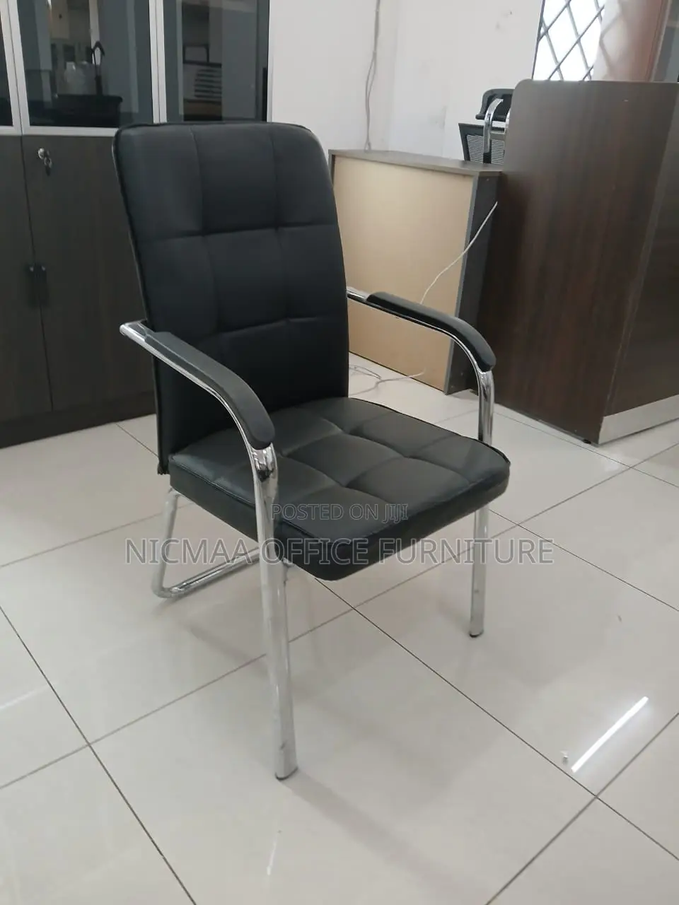 Chrome Frame Modern Executive Chair