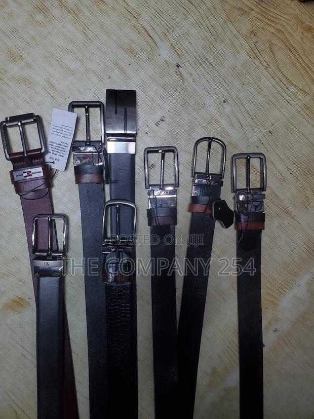 Quality Leather Casual Double Sided Official Belt - thumbnail 3