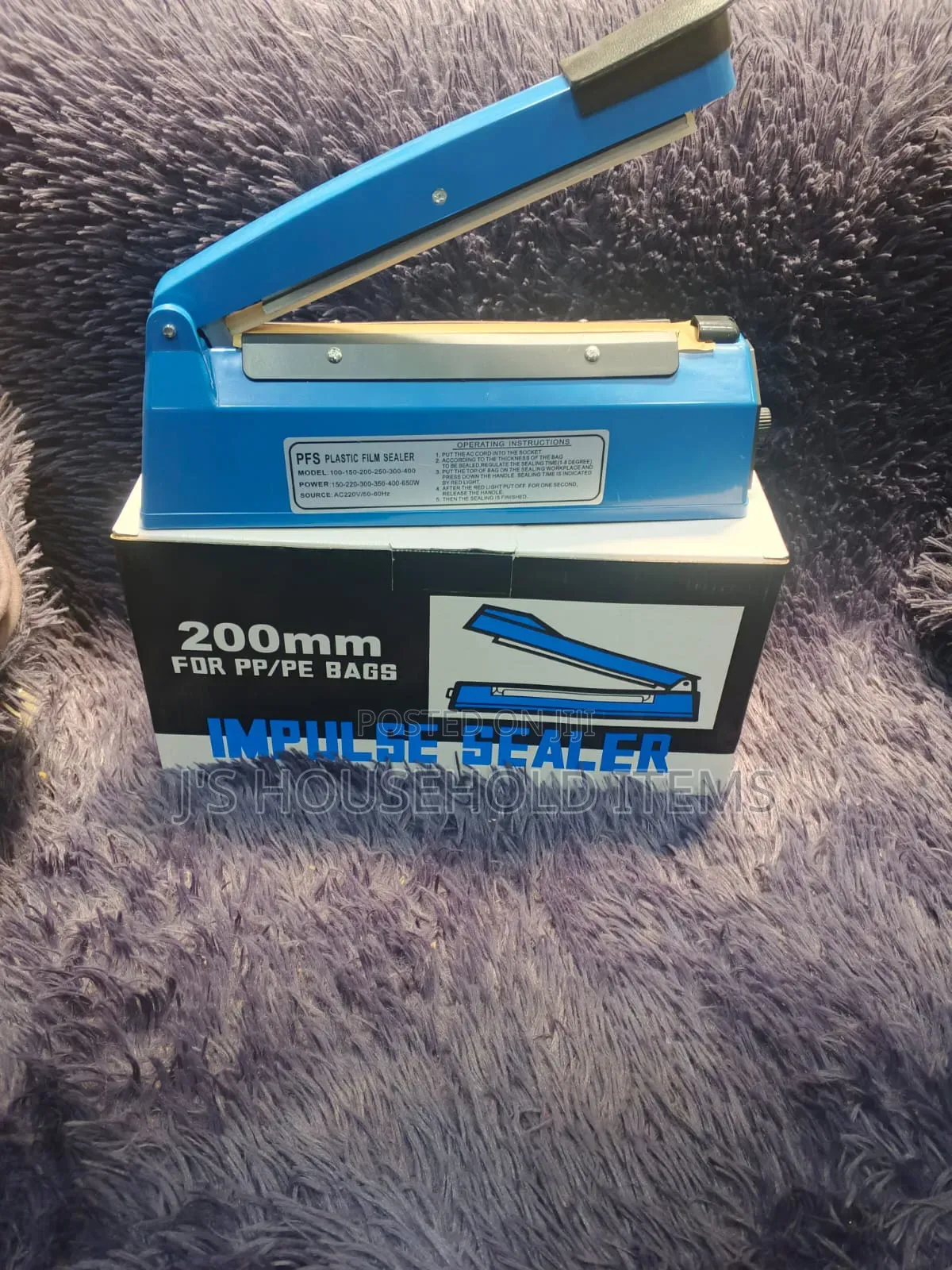 200mm Electric Plustic Impulse Sealer