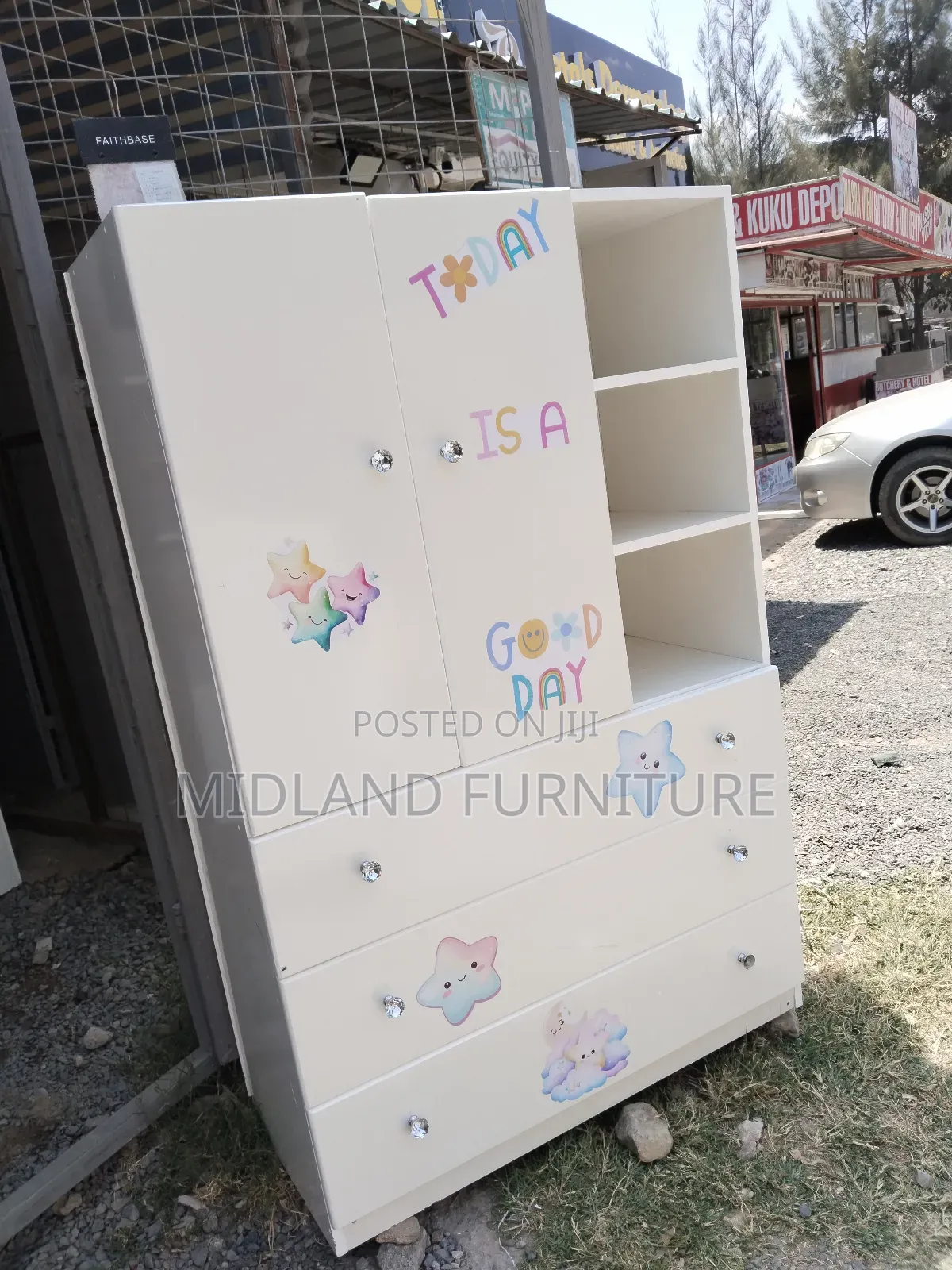Children Mini Wardrobe With Drawers