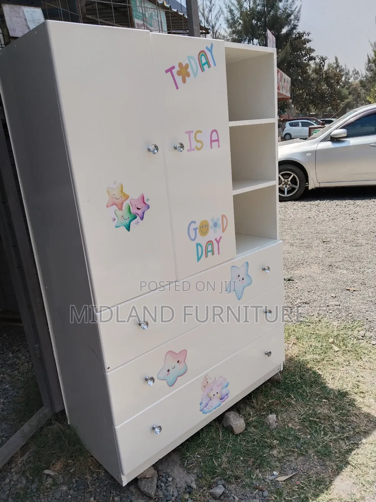Children Mini Wardrobe With Drawers