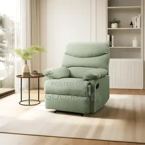 Home Sofa; Cozy One-Seater Reclining Fabric Chair