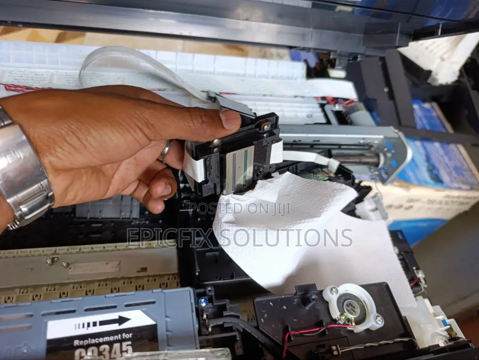 We Repair Epson Error Printers, Change Spares, Service and Maintaince