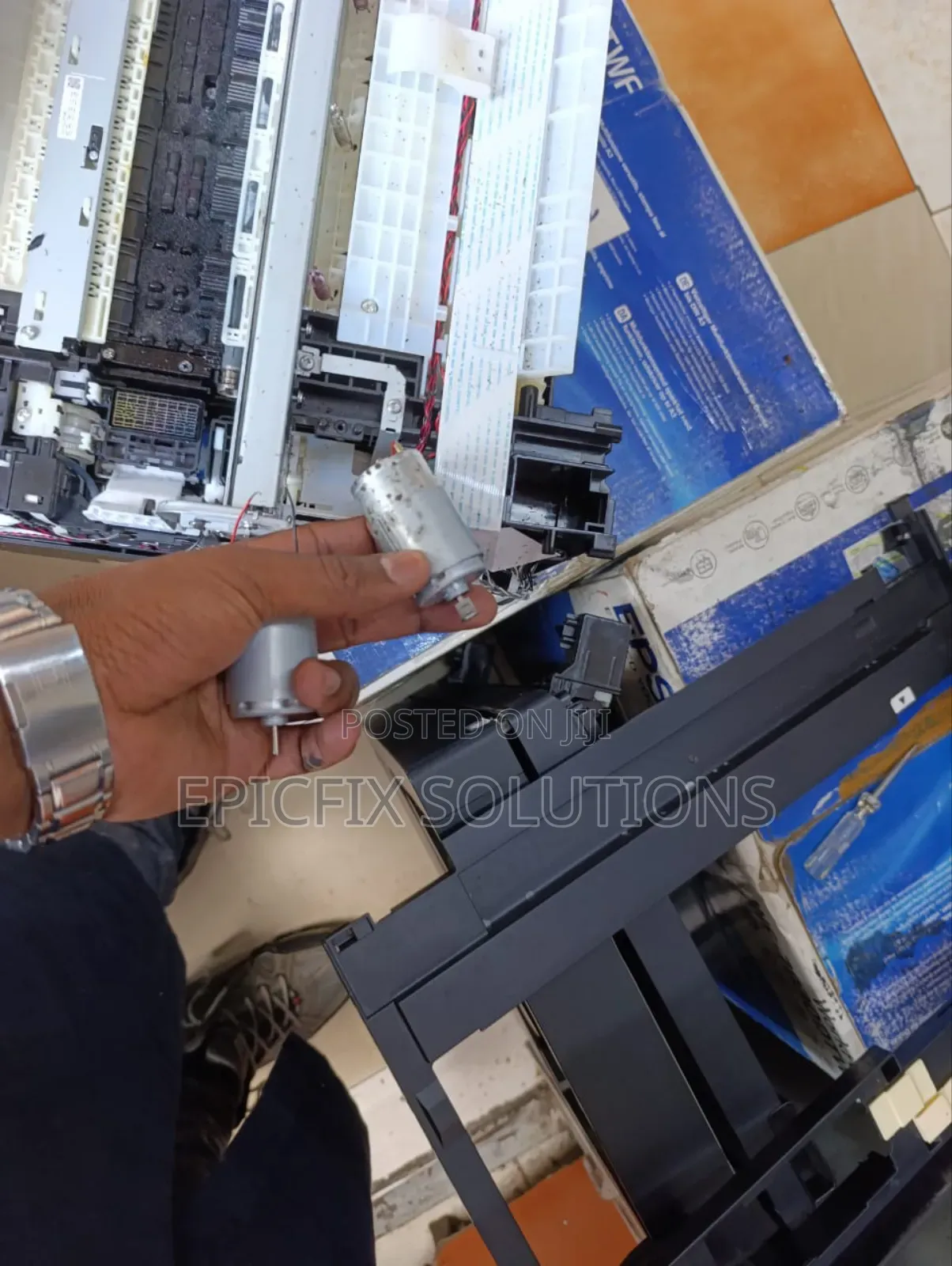 We Repair Epson Error Printers, Change Spares, Service and Maintaince