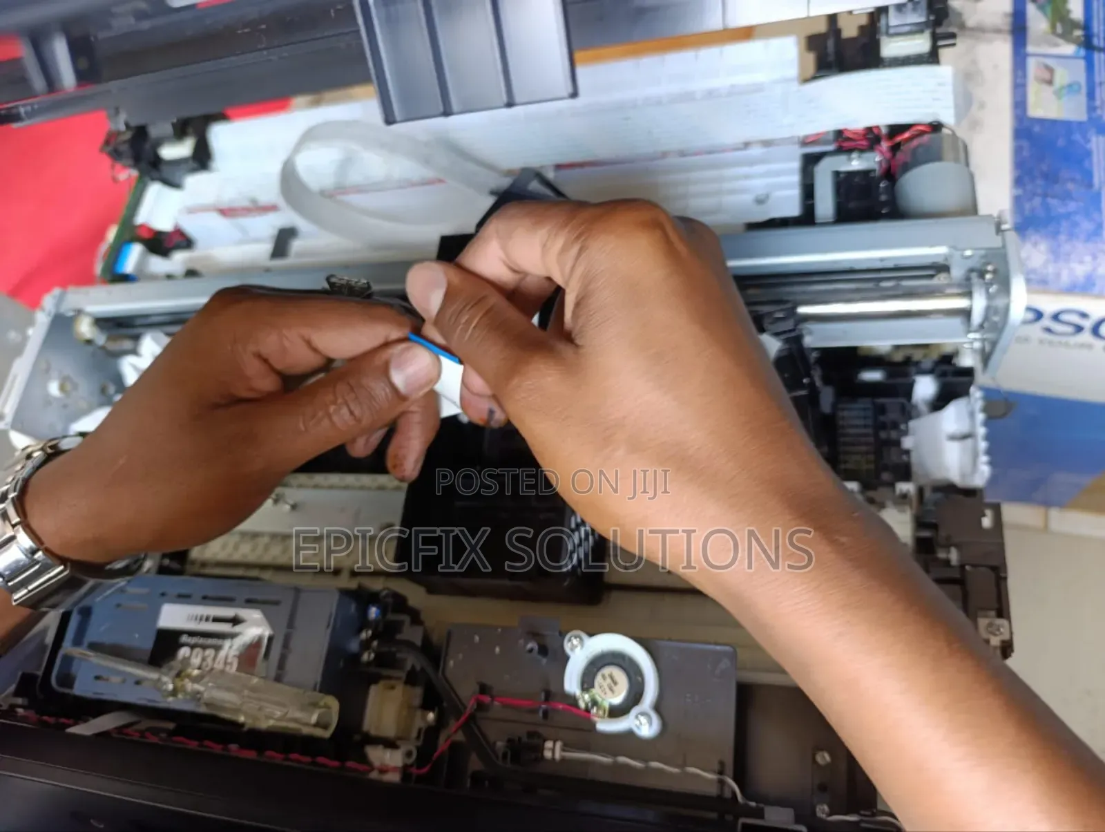 We Repair Epson Error Printers, Change Spares, Service and Maintaince