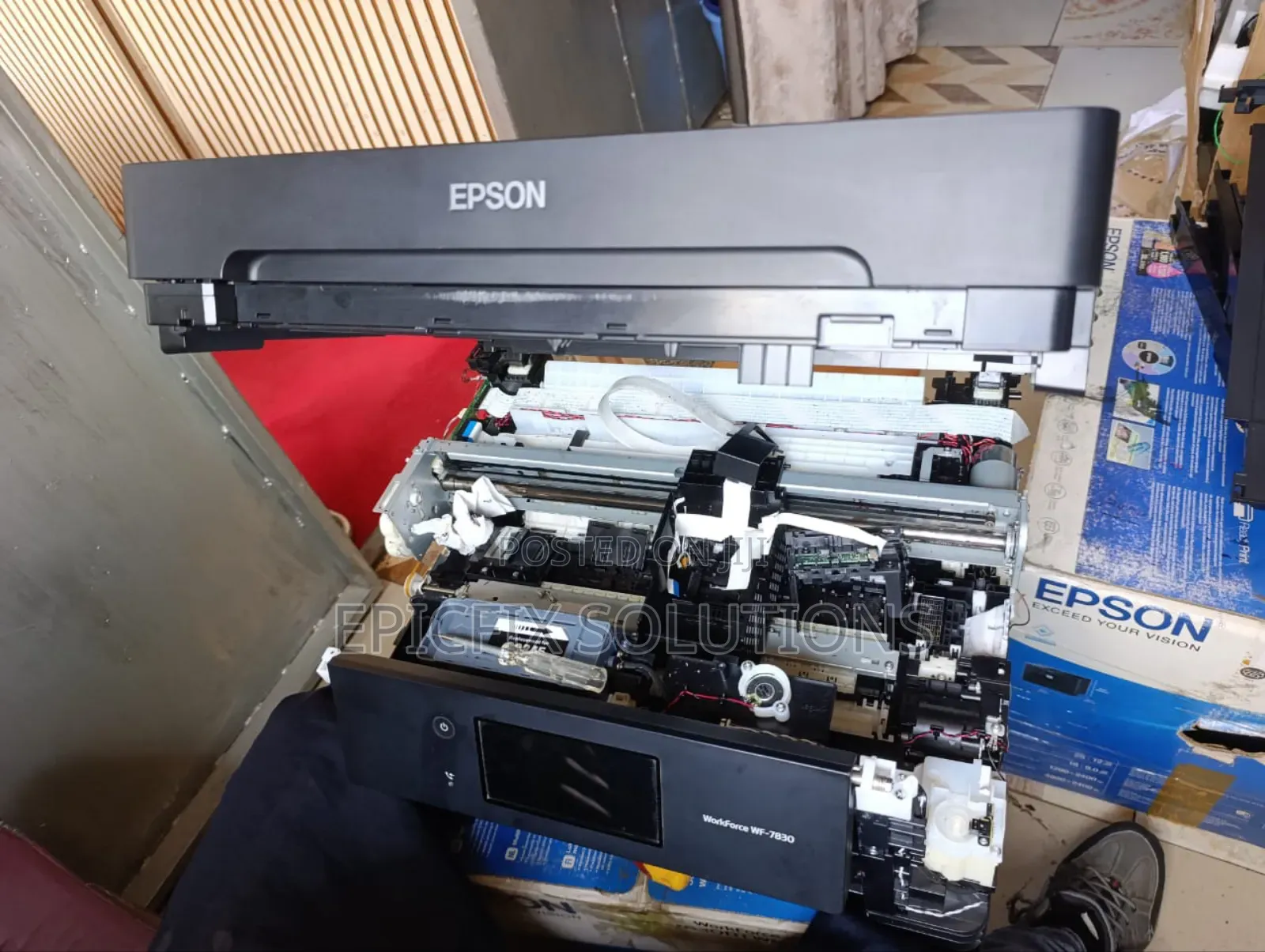 We Repair Epson Error Printers, Change Spares, Service and Maintaince