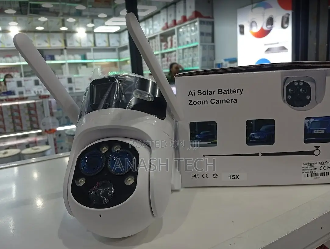 6mp Ubox 4g Solar PTZ Dual Lens Camera15x Zoom Rate