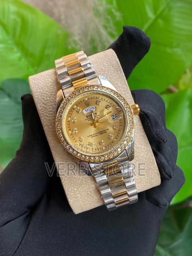 Rolex Iced Ladies Watch Comes With a Rolex Box - thumbnail 2