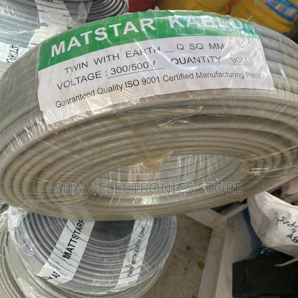 90 Metres Roll 3 Cores (Live,Neutral, and Earth) 2.5mm Twin With Earth