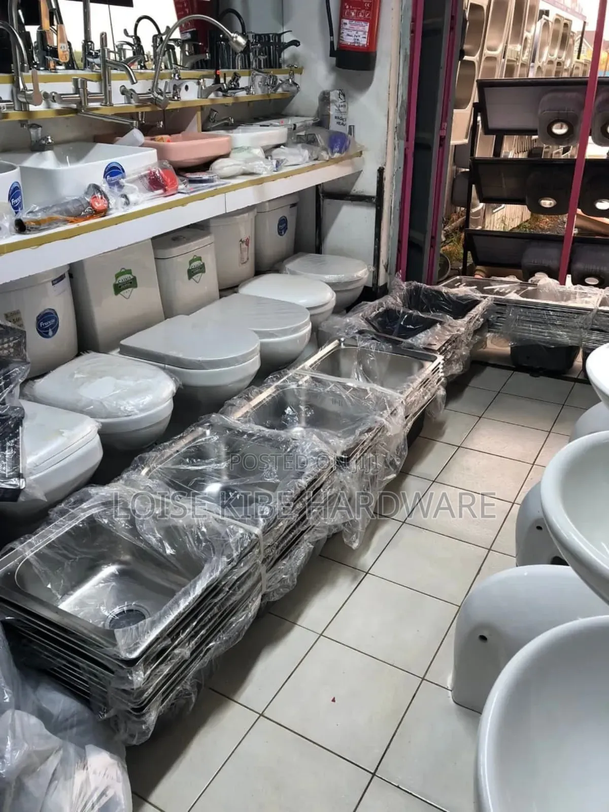 Toilet and Kitchen Available