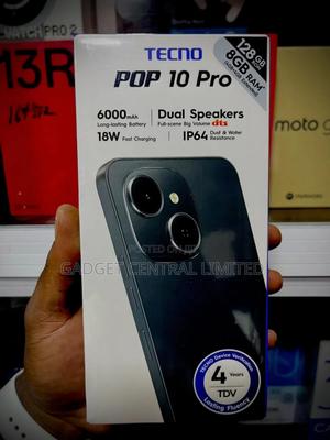 New Tecno Pop 10 Pro 128 GB Black - main view