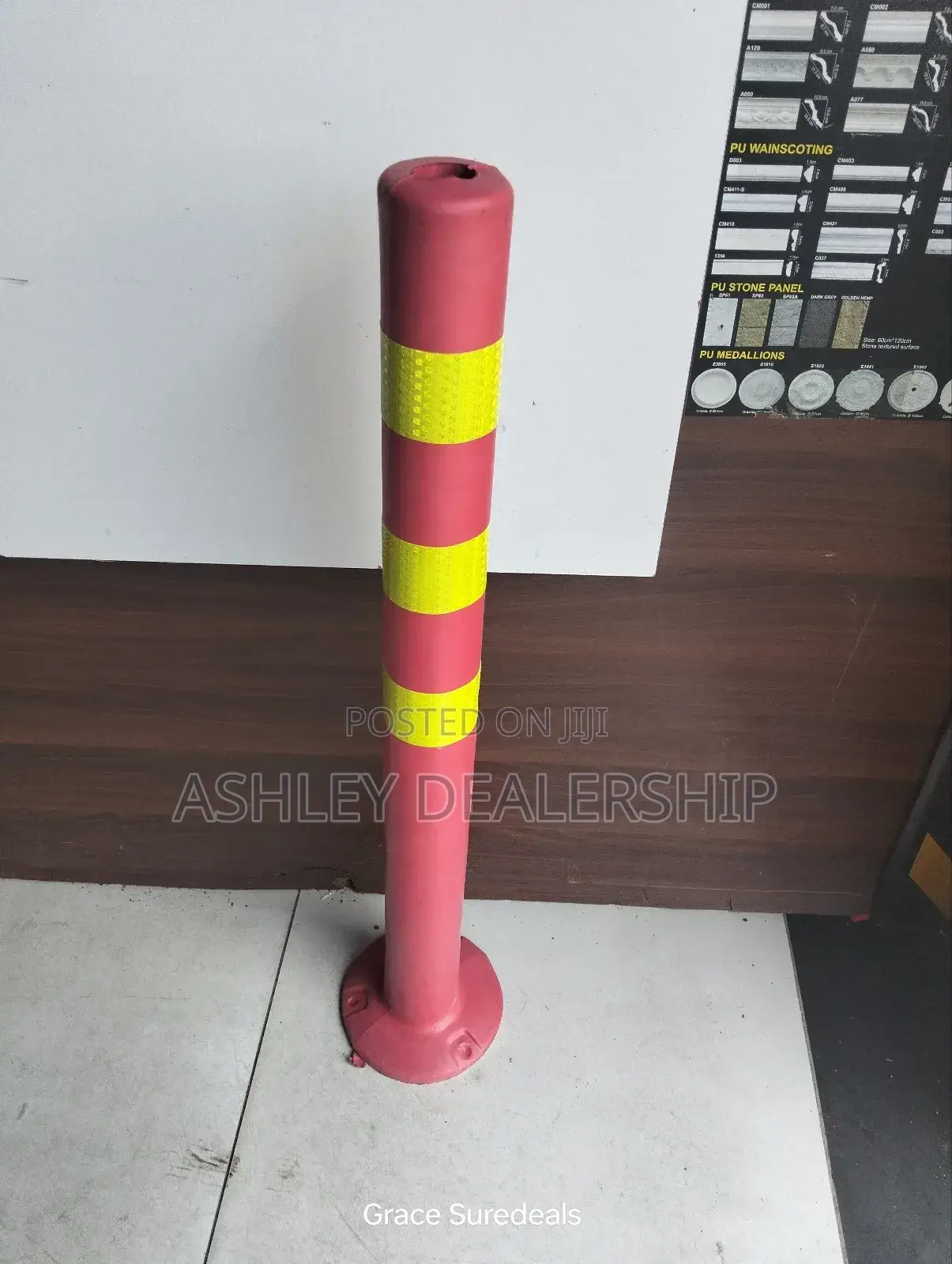 Plastic Warning Post