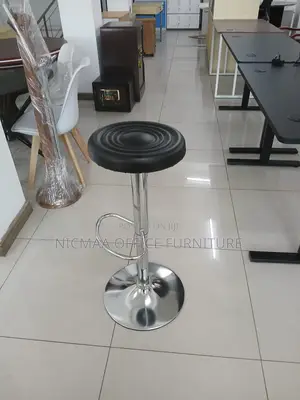 Sleek, Stylish Comfortable Chrome Bar Stool
