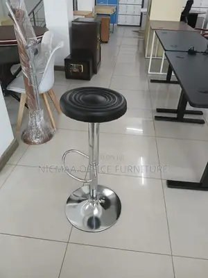 Sleek, Stylish Comfortable Chrome Bar Stool