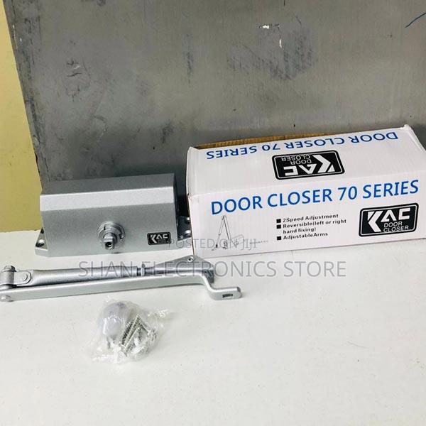 2 Speed Hydraulic Up to 60kg Door Closer (Silver)