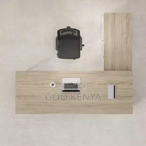 Office Table; Modern MDF Executive Office Desk With Secure Drawer