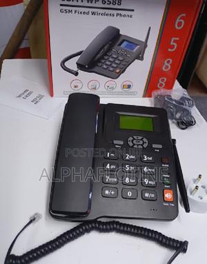 6588 GSM Fixed Wireless Phone With Sim Card Slot - thumbnail 2