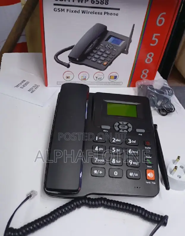6588 GSM Fixed Wireless Phone With Sim Card Slot