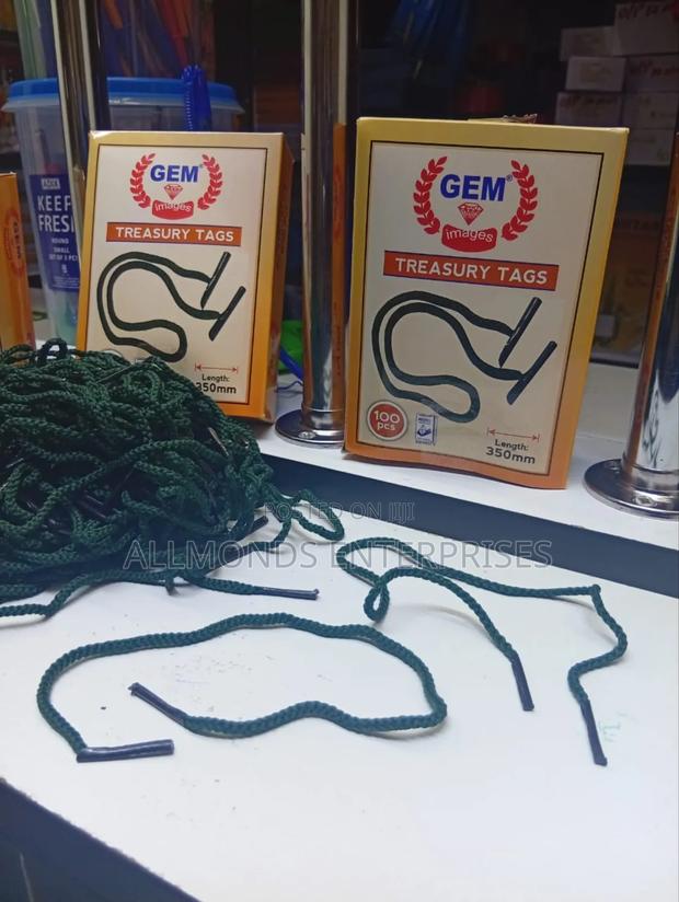 A Packet 100 Pieces Treasury Tags 350mm - thumbnail 3