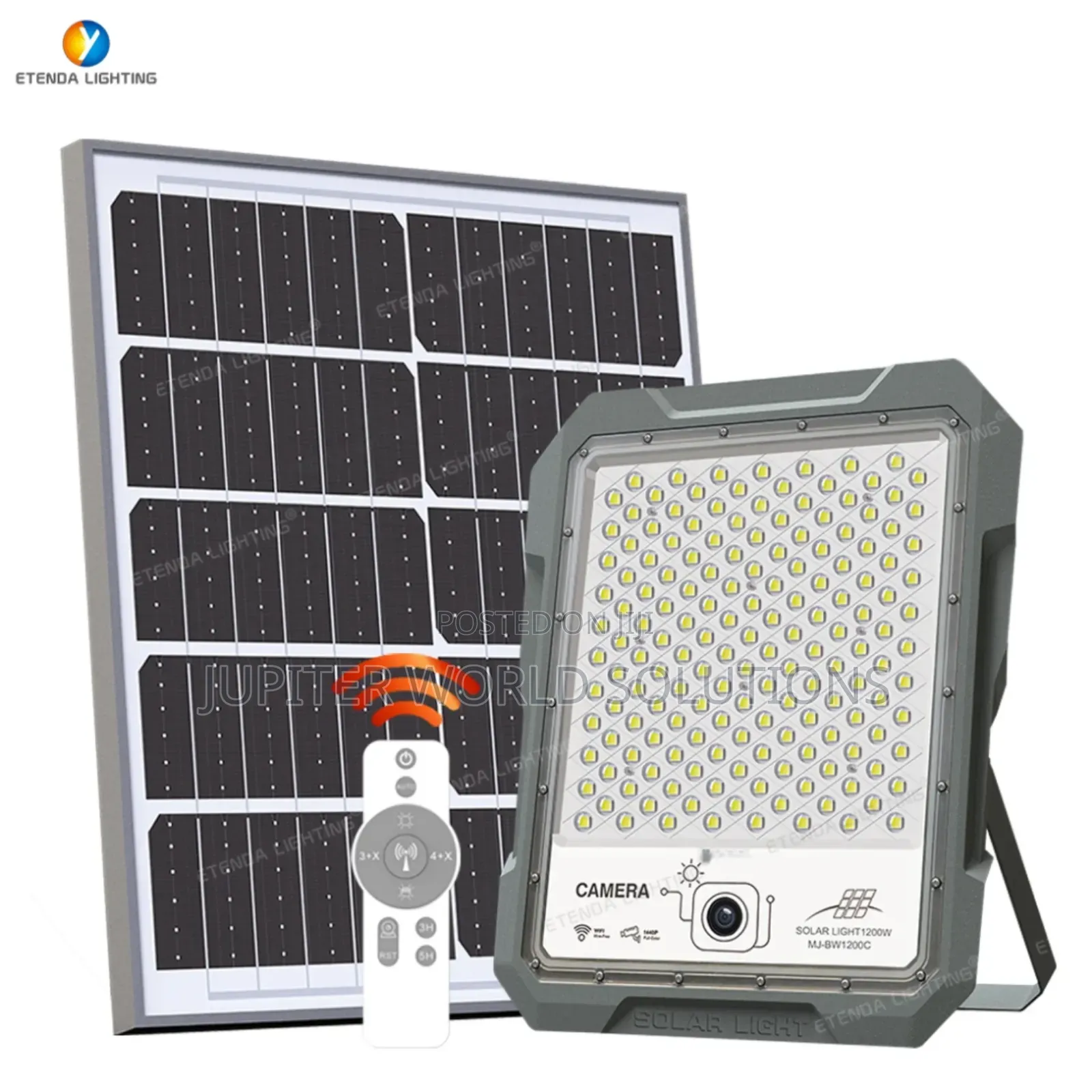 100w Solar Cctv Flood Lights
