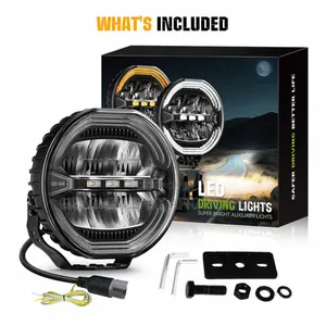 9 Inch Framelss Very Powerful 120w Non Glaring Pair of Spotlights