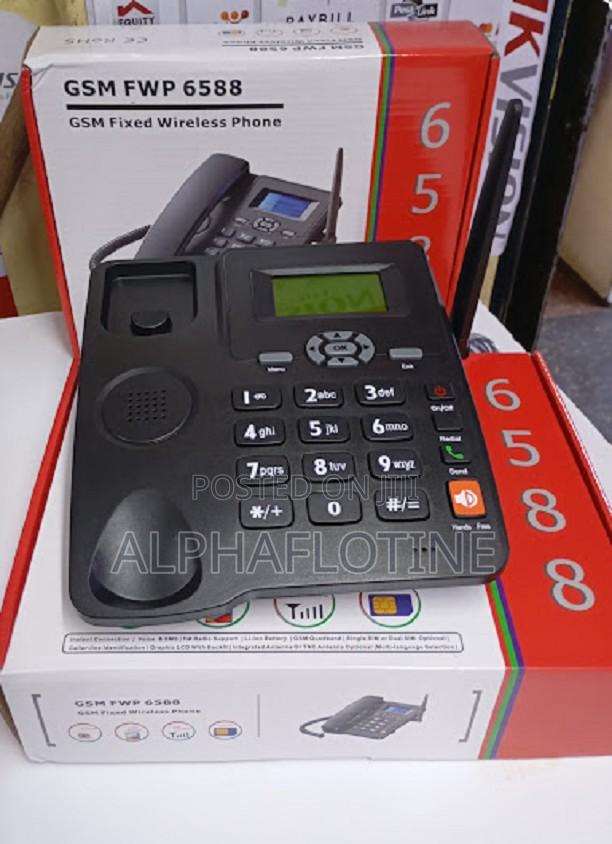 Unlocked Universal Dual Sim Card GSM Desktop Phone - main view