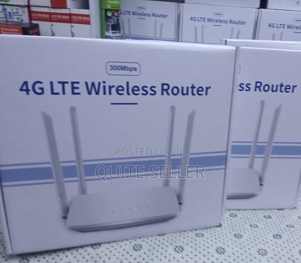 4g Lte 300mbps Router With Sim Card Slot - Supports Up to 32 Users
