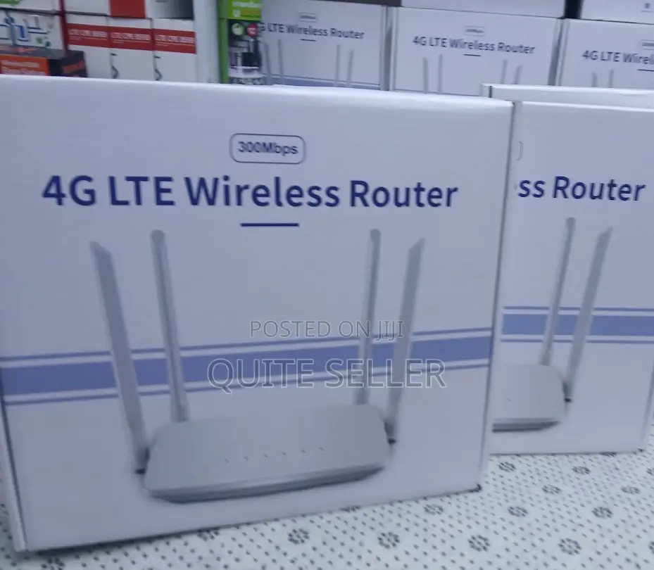 4g Lte 300mbps Router With Sim Card Slot - Supports Up to 32 Users