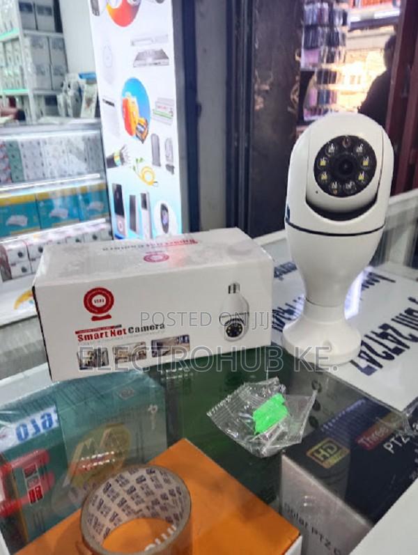 Nanny Cam/Home Security Remote Access and Control PTZ Bulb Cam V380