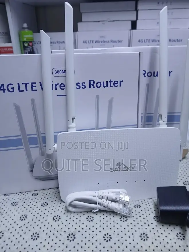 4g Router Wide Compatibility Sailsky Simcard 300mbps Office Router