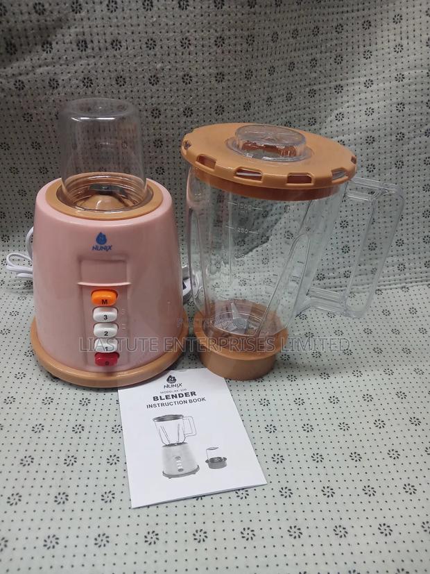 Nunix Ak-100: 1.5l Plastic Jar Blender With Long-Life Stainless Blades