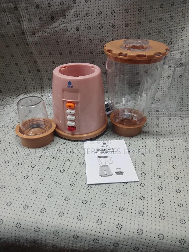 Nunix Blender 2-in-1: 300w Power, 3-Speed Versatility