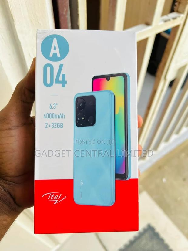 New Itel A04 32 GB Black