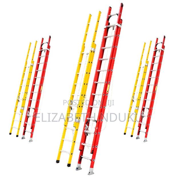 (30,000 Volts) 2x14 Fiberglass Extension Ladder