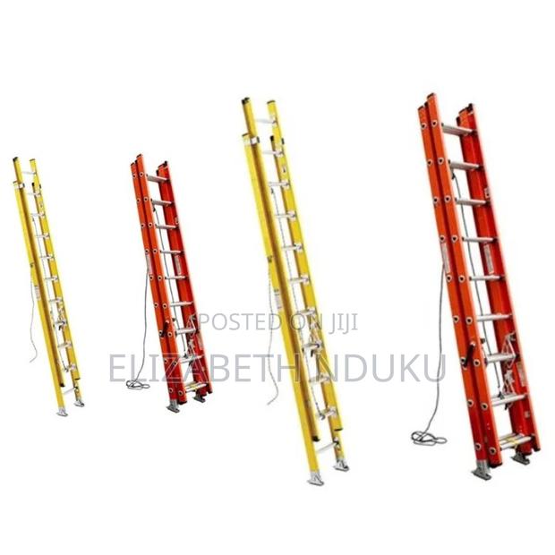 Interlocking 2x14 Fiberglass Extension Ladder - main view