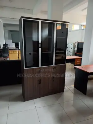 3-Doors Executive Display Storage Cabinet